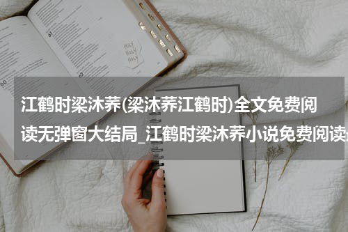 江鹤时梁沐荞(梁沐荞江鹤时)全文免费阅读无弹窗大结局_江鹤时梁沐荞小说免费阅读最新章节列表_笔趣阁（梁沐荞江鹤时）